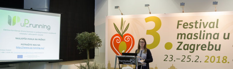 Predstavljanje uP_running projekta na 3. festivalu maslina u Zagrebu